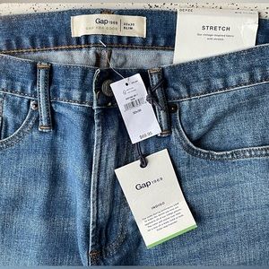 New Mens Gap Stretch Slim Jeans 32x30